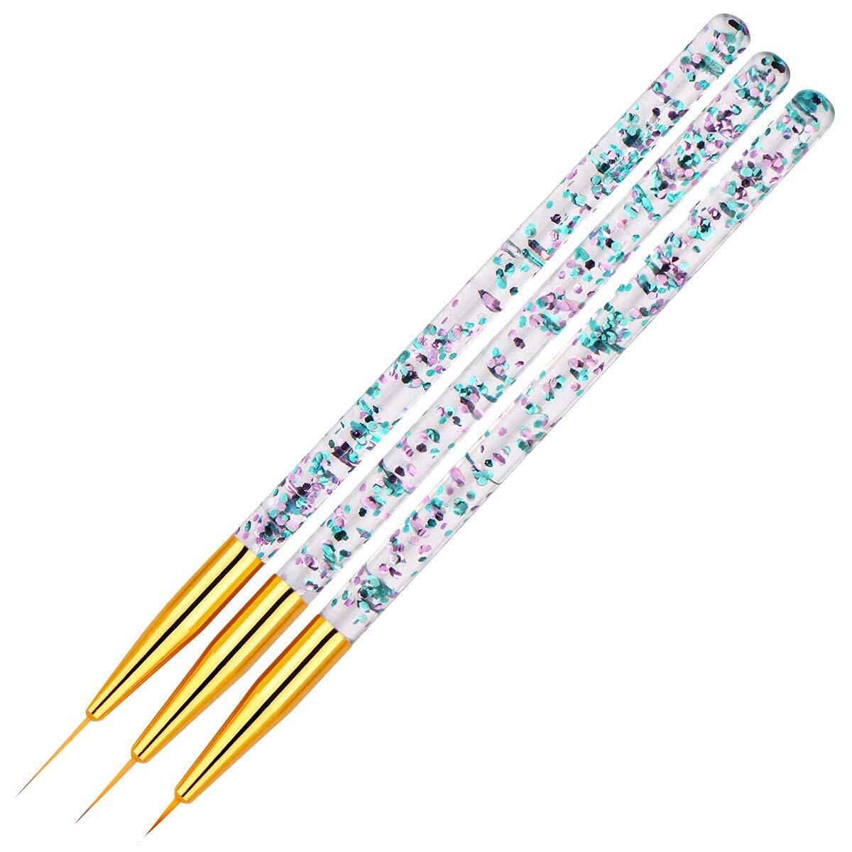 Set Pinceles Para Acrilico Pinceles Brochas para decorar Uñas Pinceles Nail artY