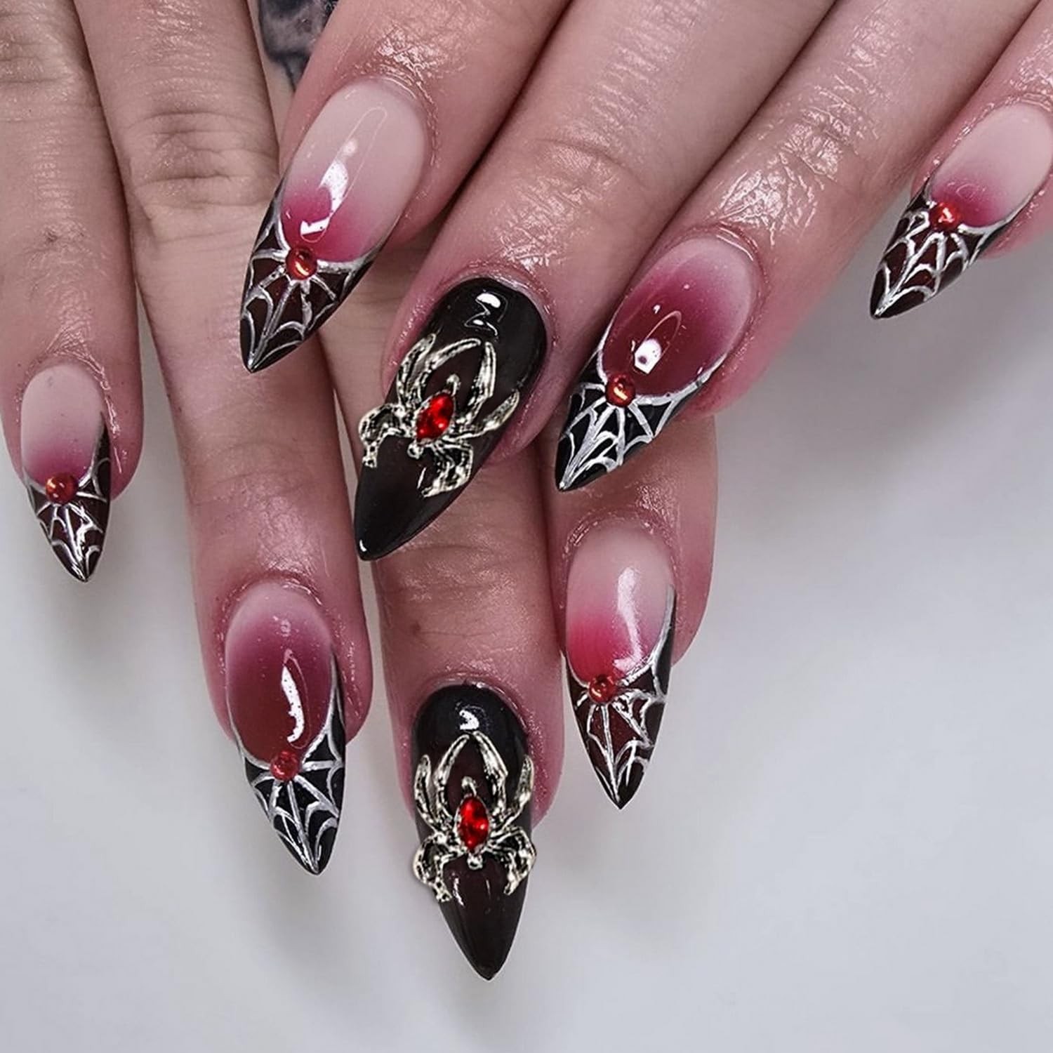 FUKIDOG Halloween press on nails Color Style 7