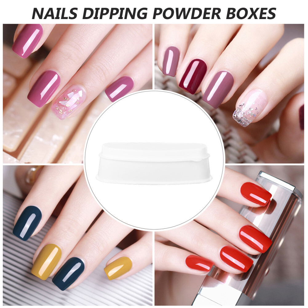 2pcs DIY dip tray nail art supplies nail dipping accessories Nails