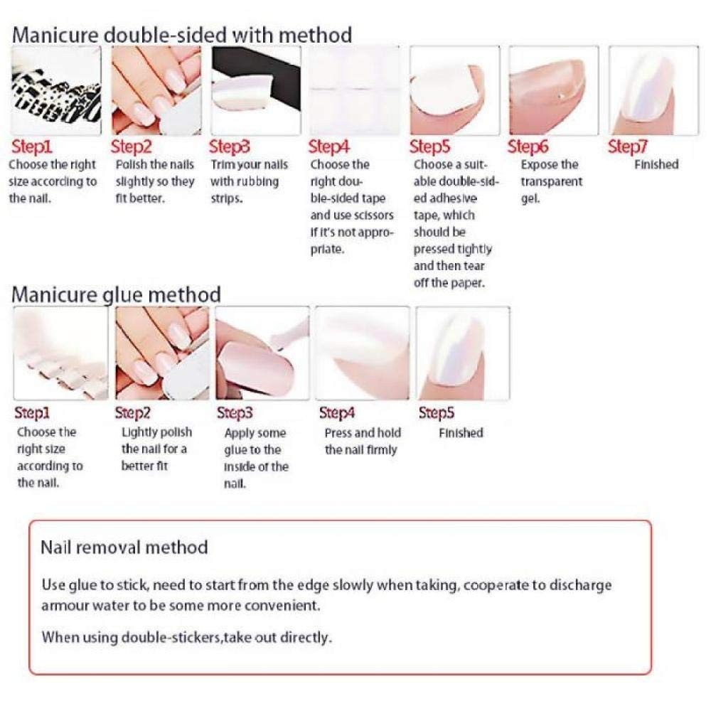 Luxury Holographic Short Square Nails in Pink Purple – 24 Count Gel Tips