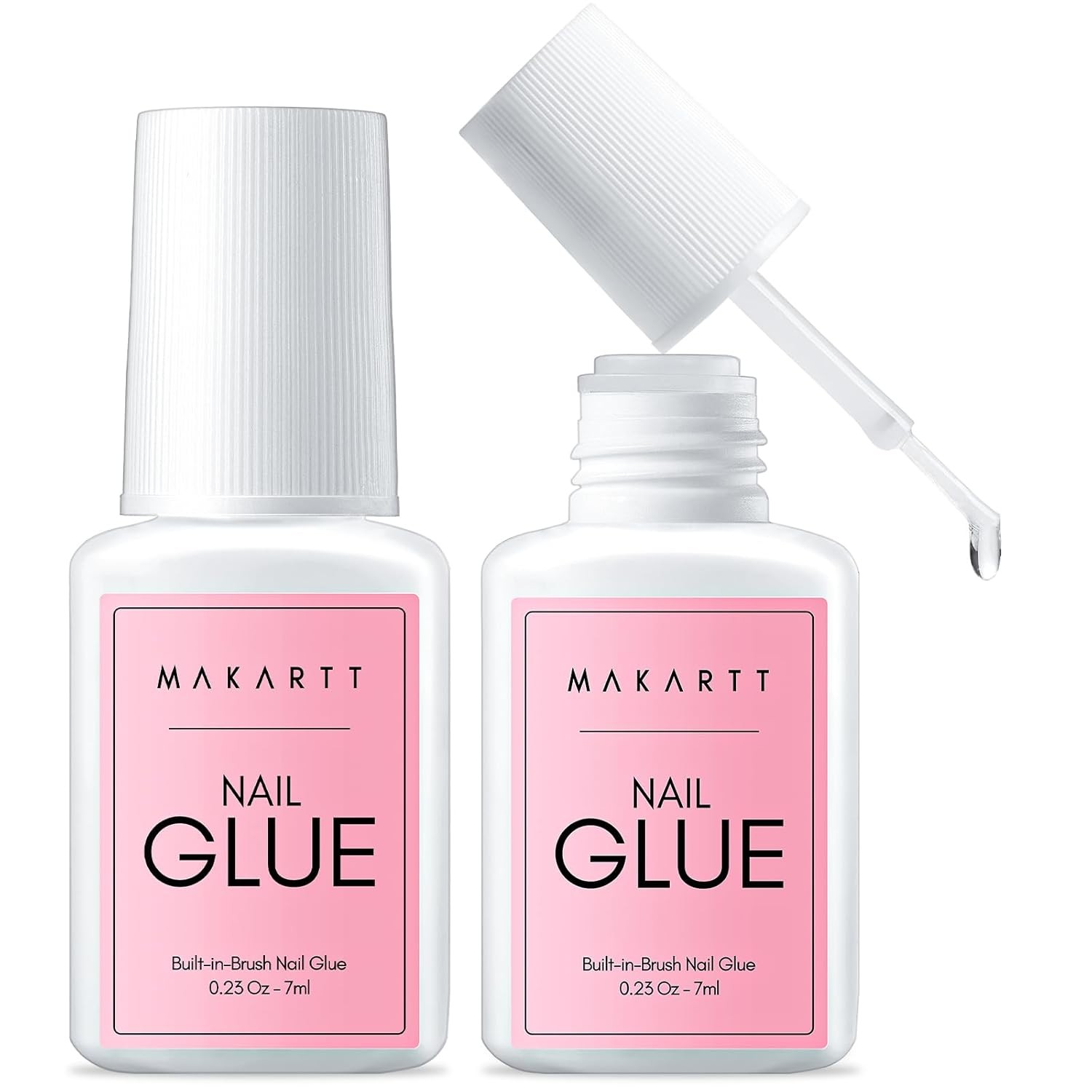 Quick Dry Easy Application No Need for Nail Lamp Durable & Long-Lasting7ML 2Pcs