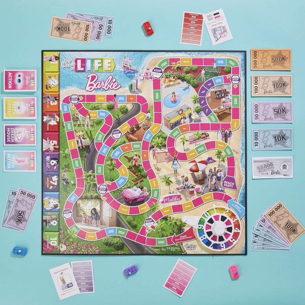 Hasbro Games – Game of Life: Barbie Edition
