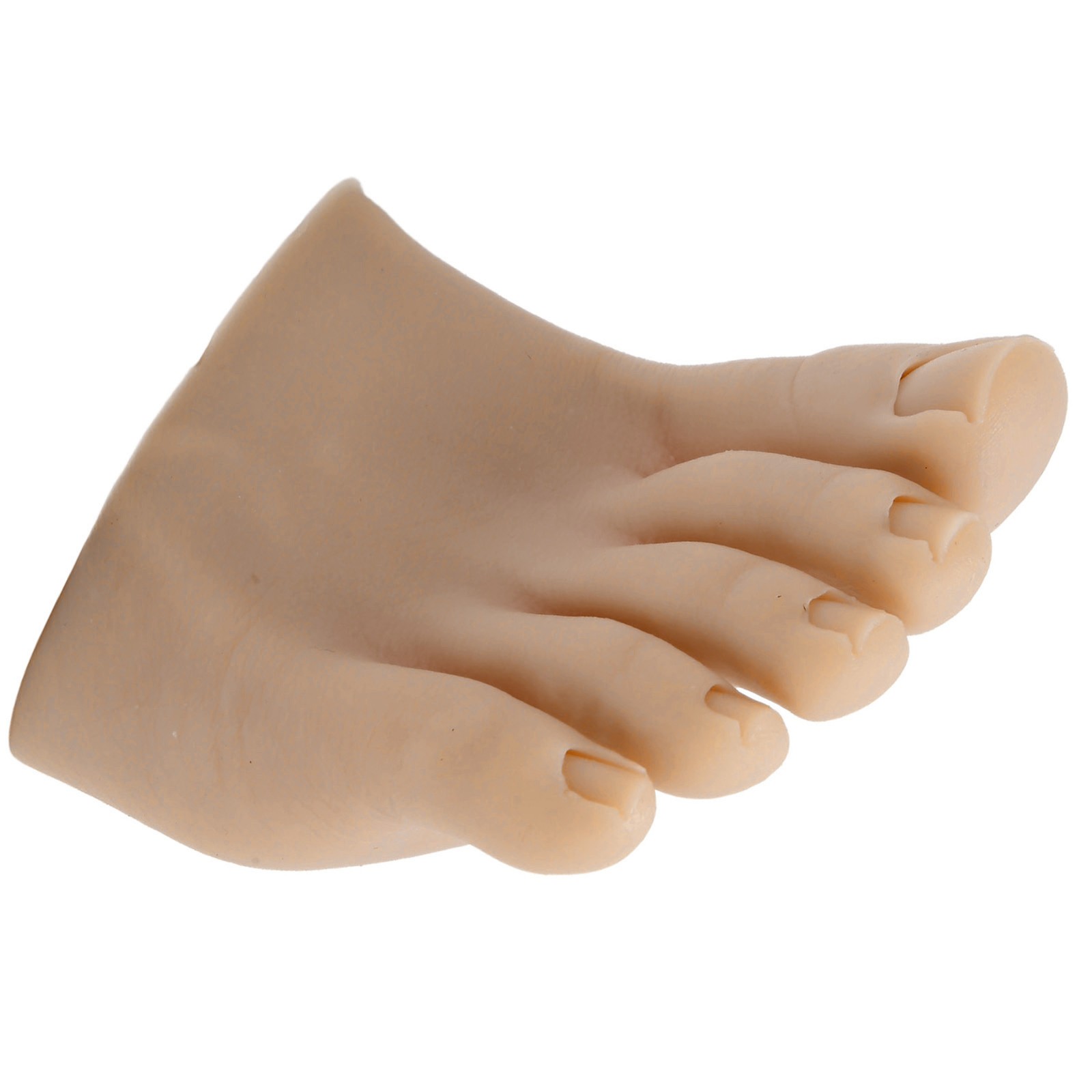 Nail Art Training Fake Half Foot Model Dark Skin Color Reusable Tattoo Pract CHU