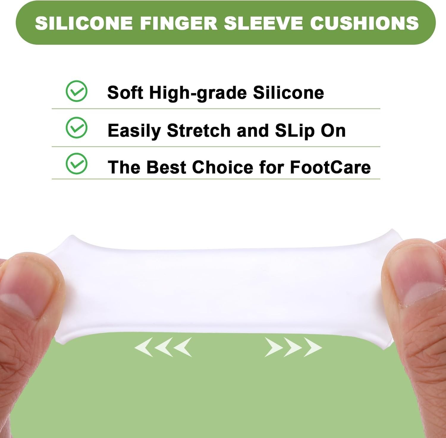 30Pcs Gel Finger Sleeve Protectors, Silicone Finger Tubes for Trigger Finger Pai