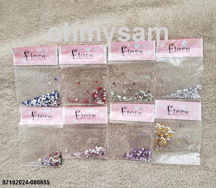 CLOSEOUT 8 NEW PACK MULTI COLOR NAIL ART MANI / PEDI ‘STONE’ MIX COLOR &DESIGN
