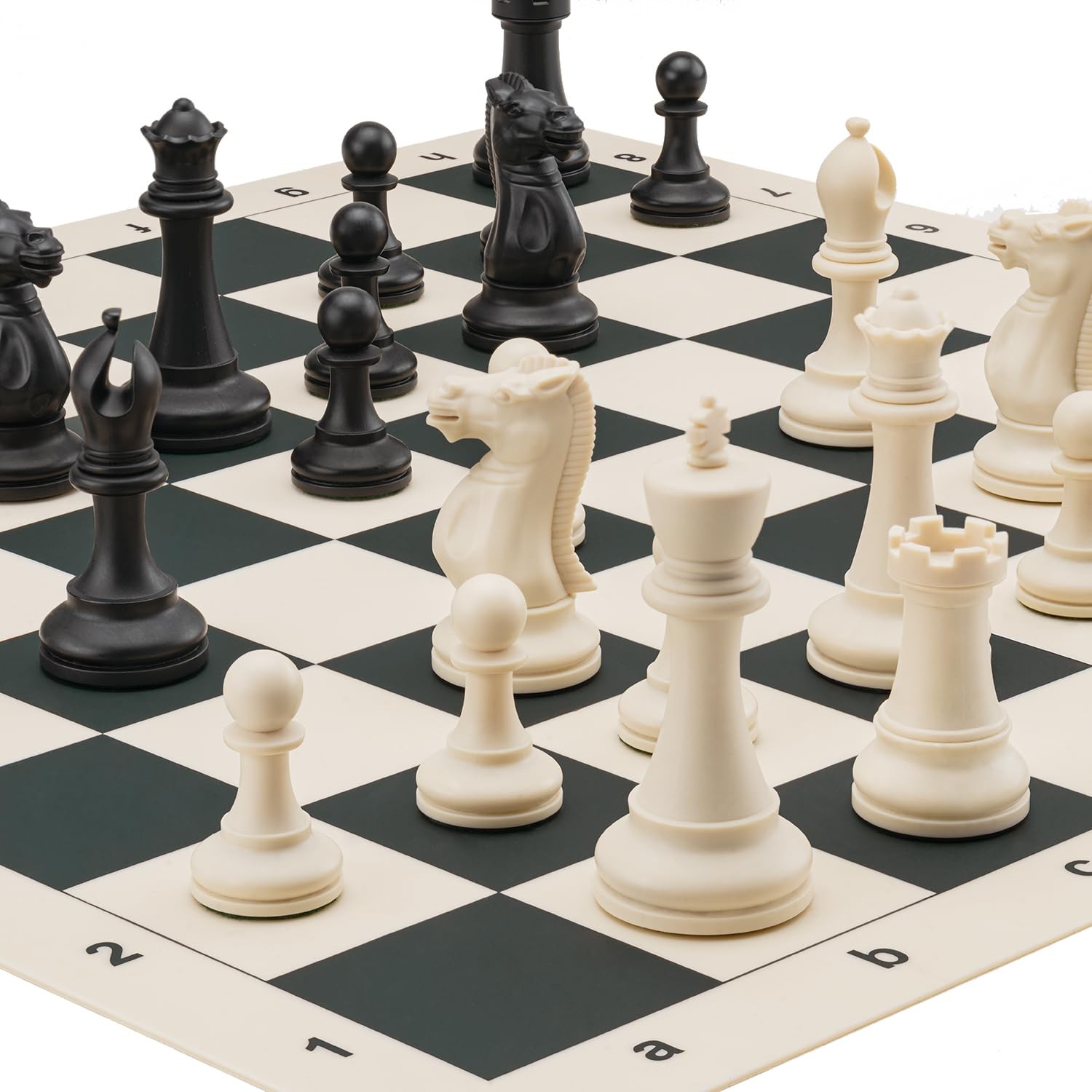 A&A Tournament 3.75”(9.5cm) King Height / 2.25”(5.7cm) Square, Off-white