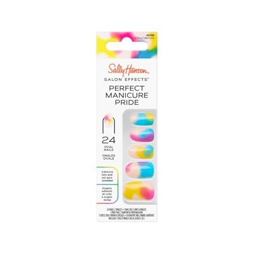 Sally Hansen Perfect Manicure Pride Press-On Nails 24 Nails, A Thing Called Love