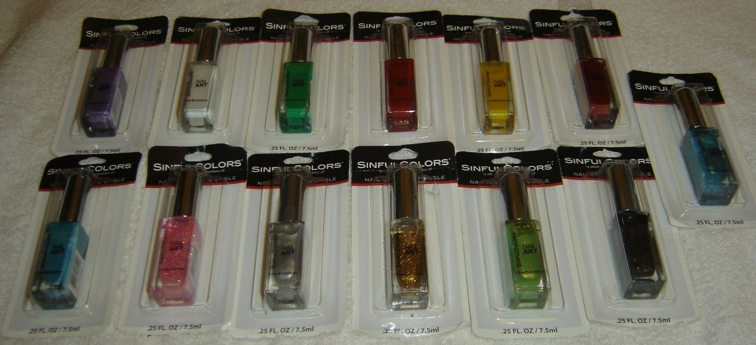 SINFUL Colors***NAIL ART*** pIck yOUr cOLOr ~~0.25 fl oz/7.5 ml~~NEW~~SEALED
