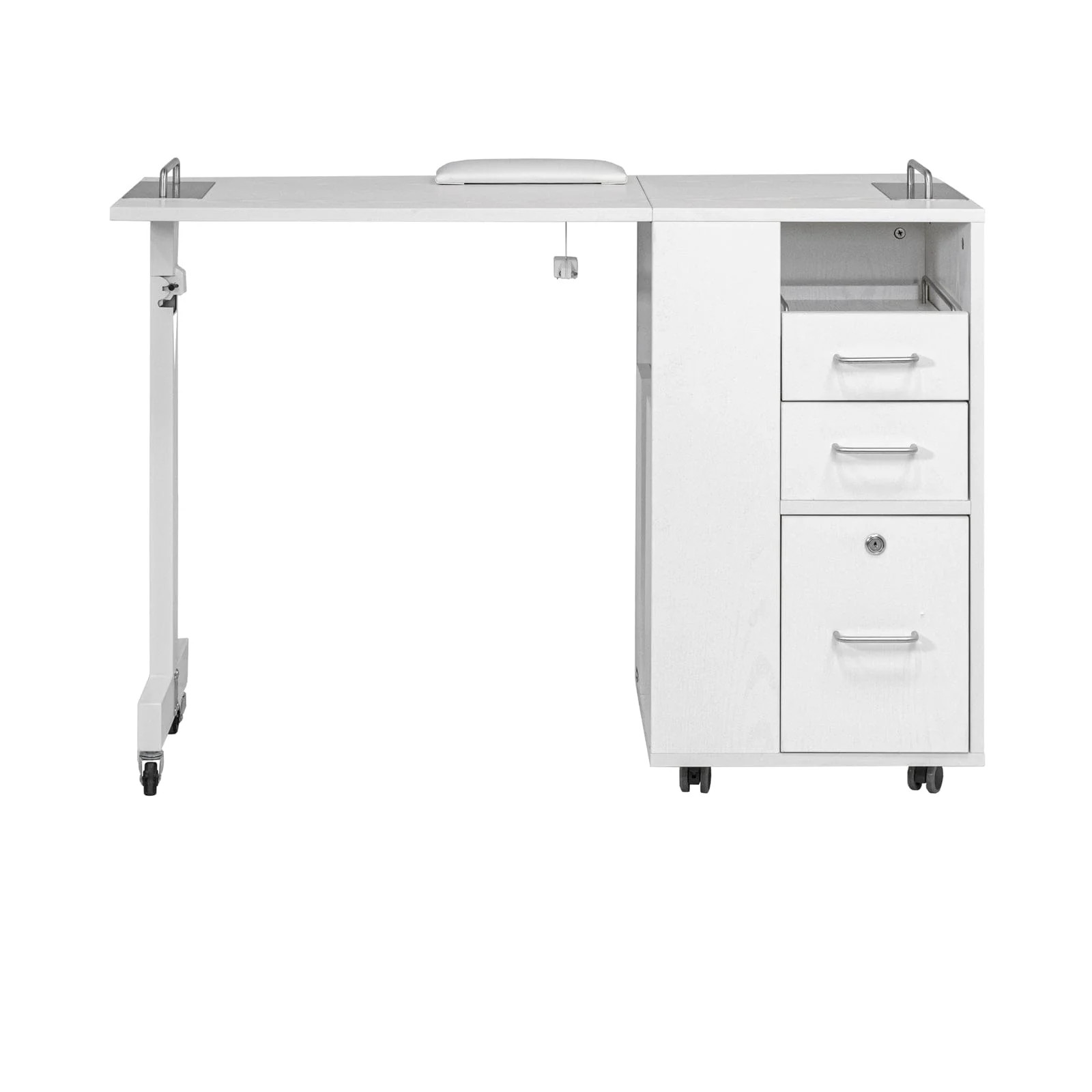 Folding Manicure Table Nail Desk Beauty Salon Nail station Nail Art Equipment