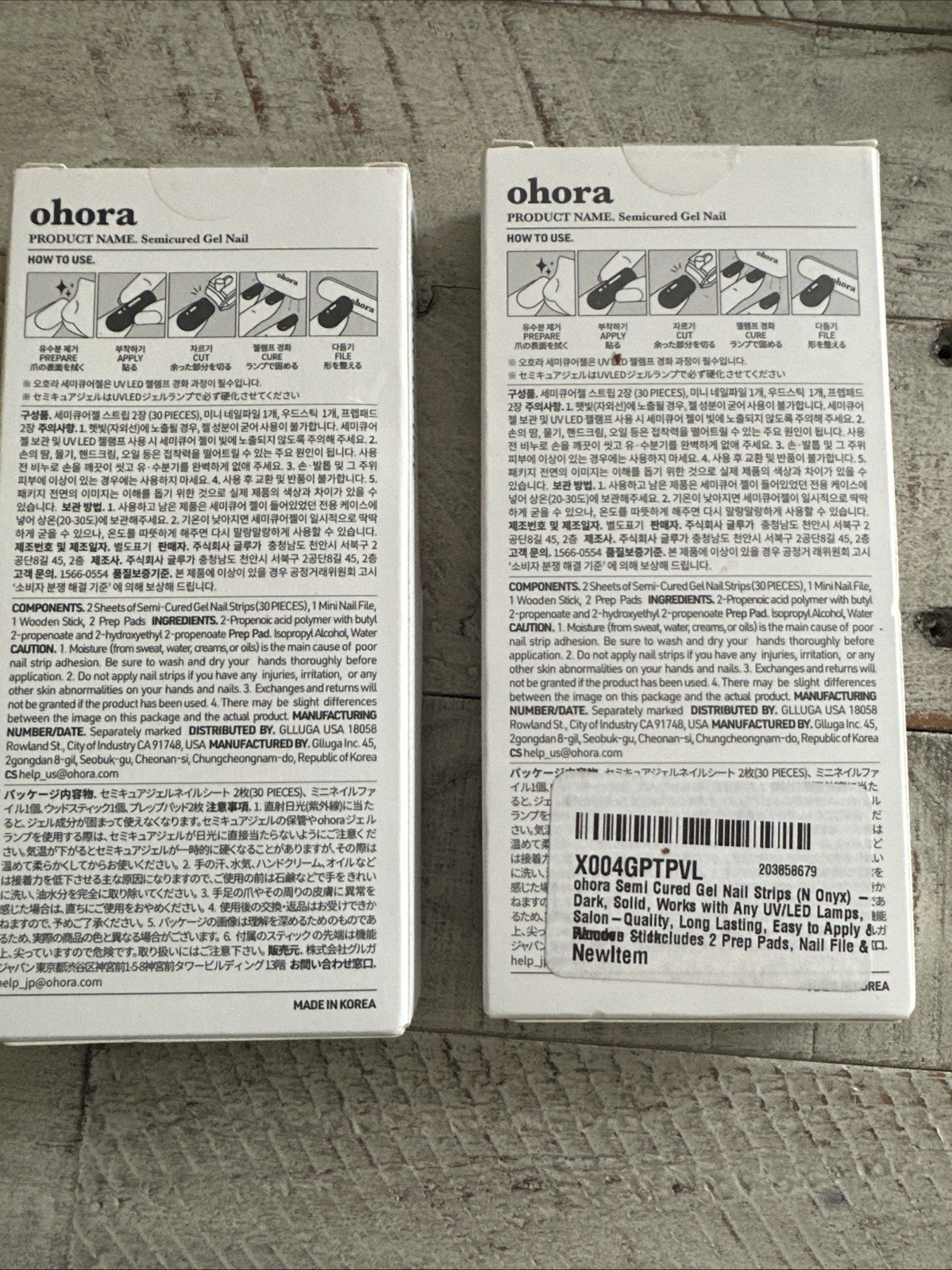 ohora gel nail strips 2 sets