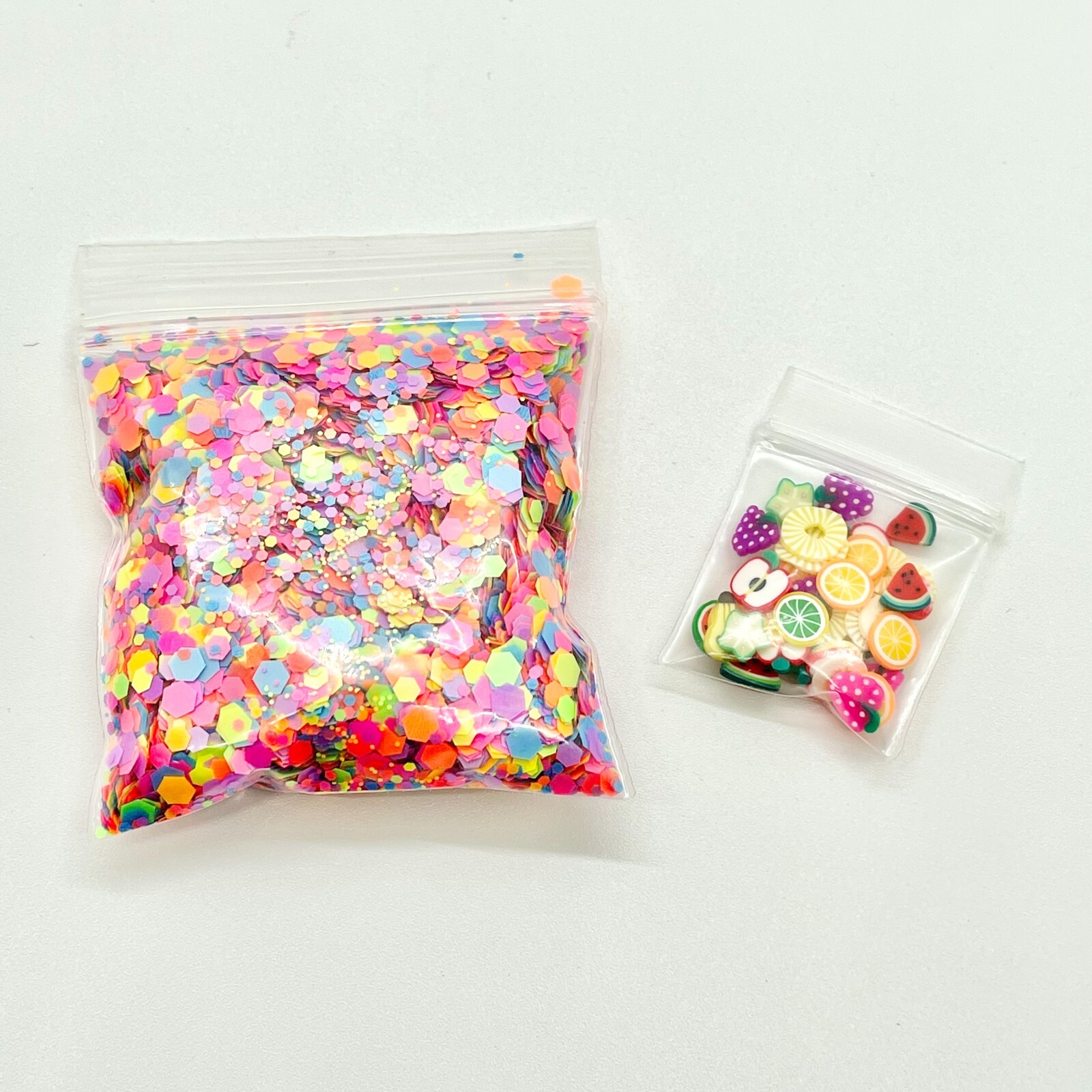 Bundle of Various NAIL ART Items 11 pcs – Decals Glitters Fimo Slices Foils Tape