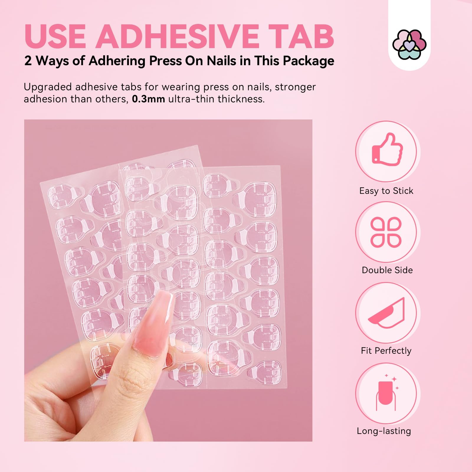 20PCS Press on Nail Tool Kit: Nail Prep Kit with Nail Glue, Adhesive Tabs, Mini