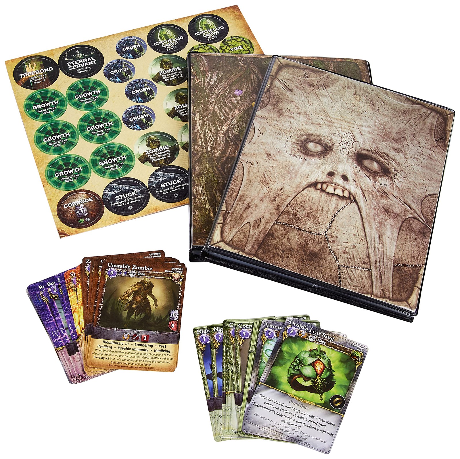 Arcane Wonders Mage Wars Druid Vs Necromancer, Black Medium,