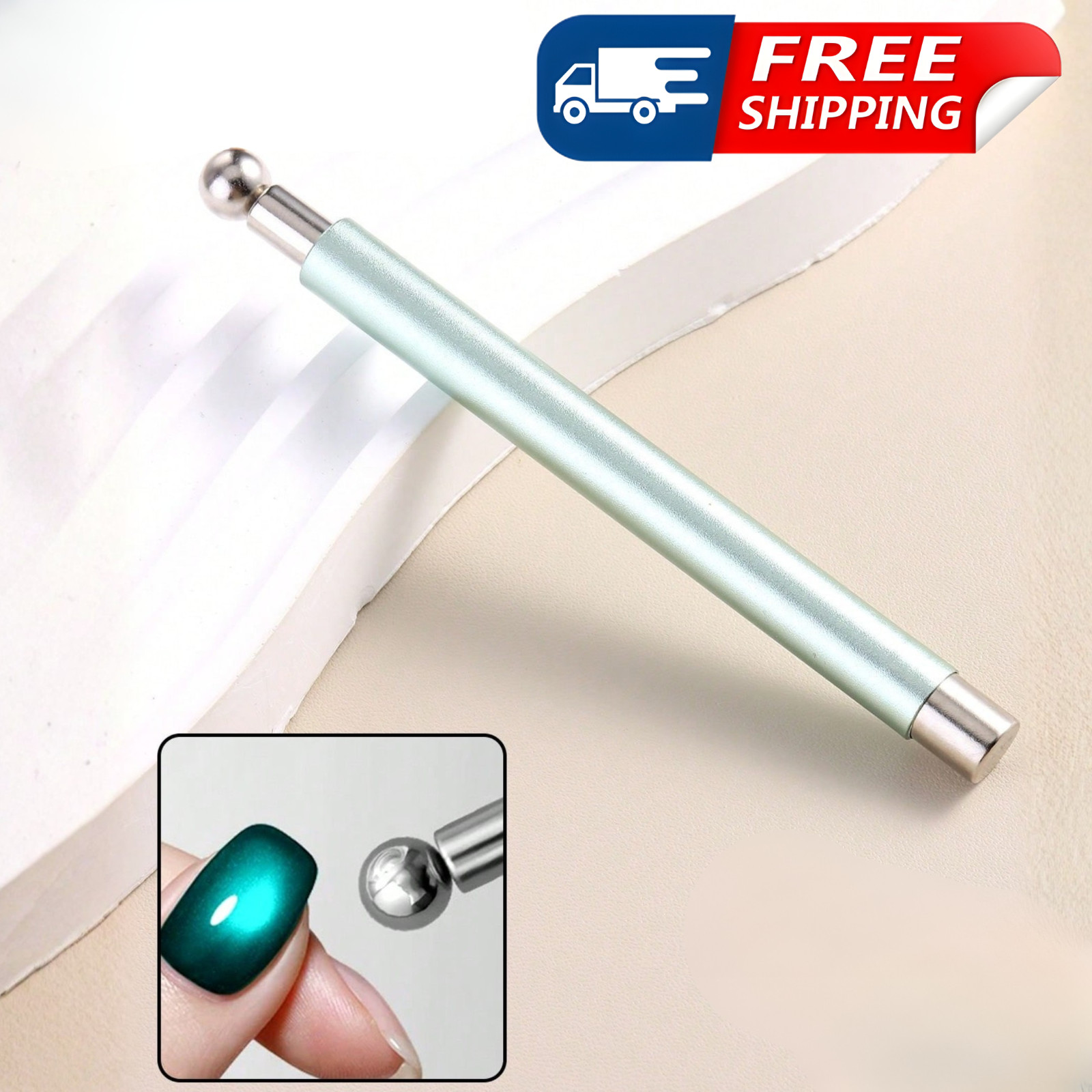 2in1 Nail Magnetic Stick Cat Eye Magnetic Nail Art Tool For Gel Nail Art Design