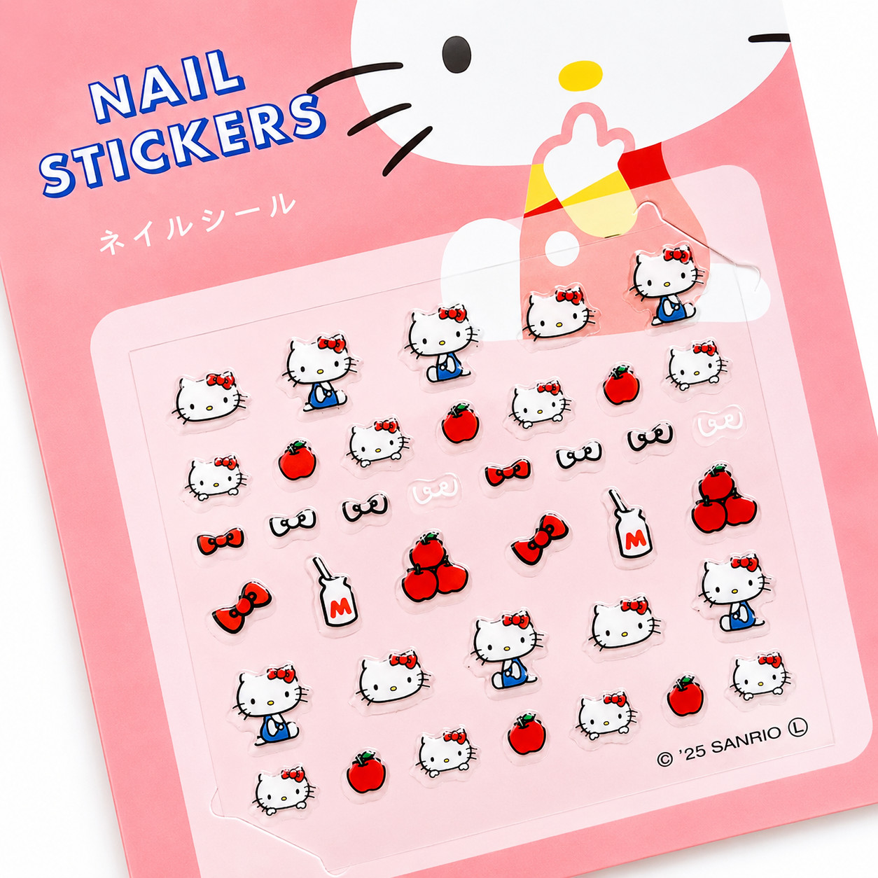 Sanrio Hello Kitty Nail Stickers Set of 2 Kawaii Nail Art Decals Japan NEW
