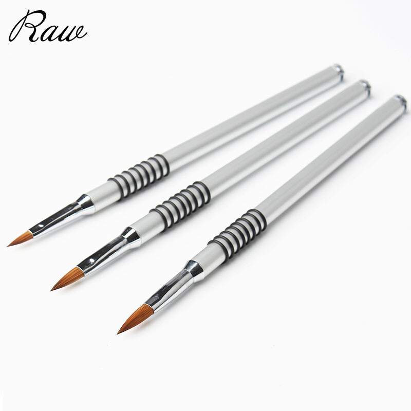 Nail Art Acrylic Brush Kolinsky Sable Designer 3D Gel Manicure Beauty Art Tools