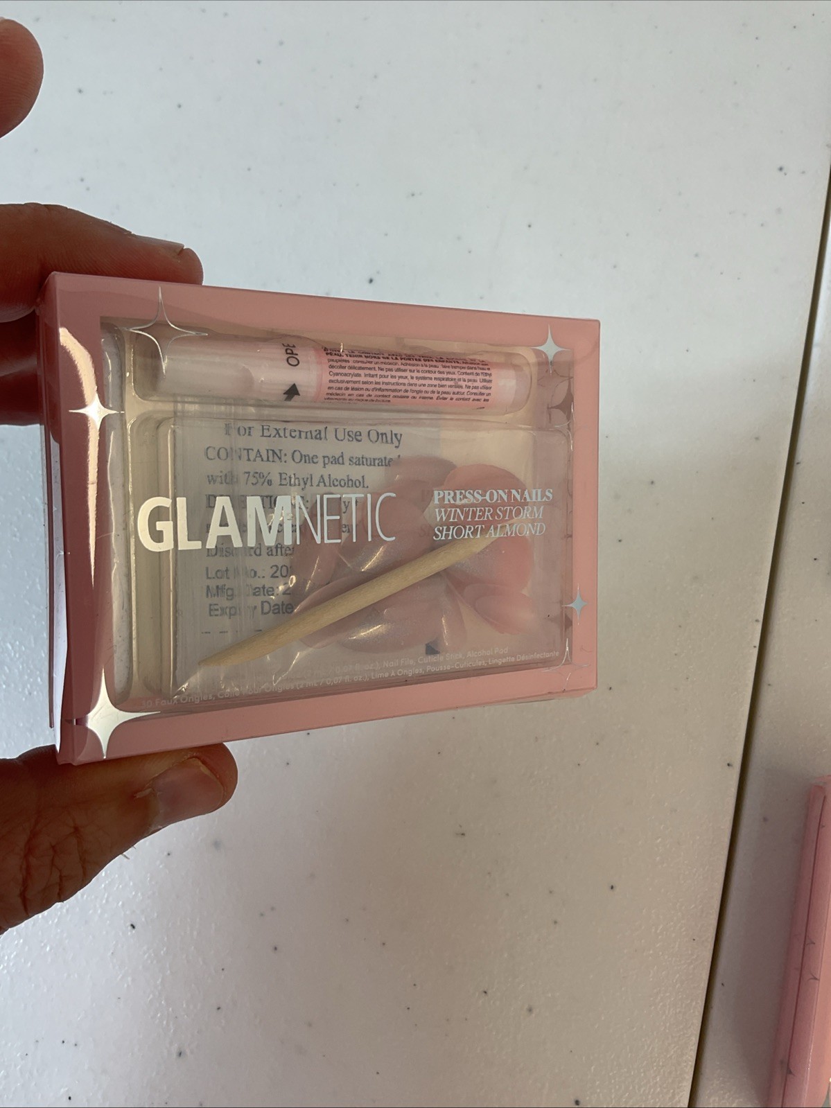 Glamnetic Custom Set of 4 Items: Press-on Nails Removal Strengthener Glue Oil