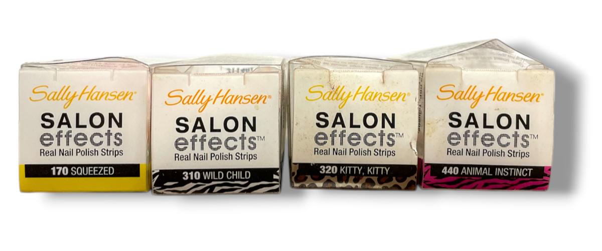 Sally Hansen Salon Effects Real Nail Polish Strips (16 Strips) As Seen In Pics