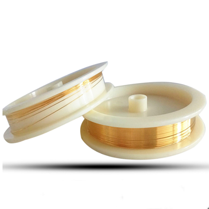Gold-Plated Tungsten W Wire For Scientific Research 0.02 – 0.3MM Diameter