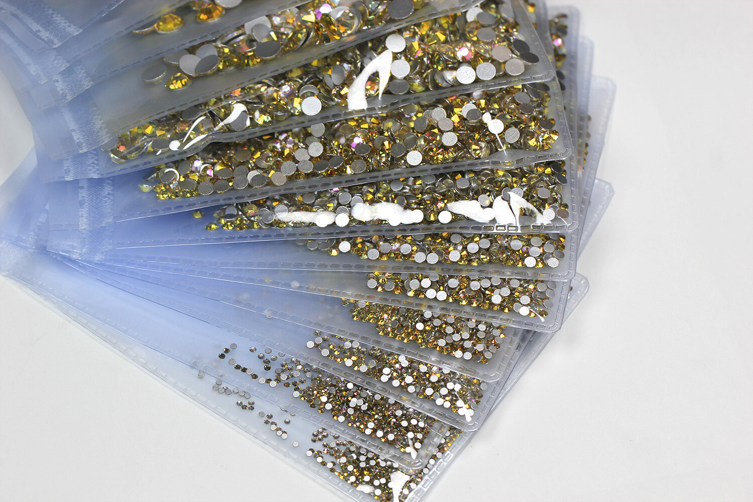 Silk Moonlight Glass Rhinestones FlatBack Gems for Nail Clothes Craft Decoration