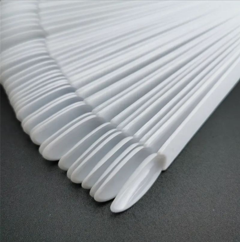 50 pcs. Fake Nail Display Nail Art Fan Wheel Polish Practice Sample Swatches UK
