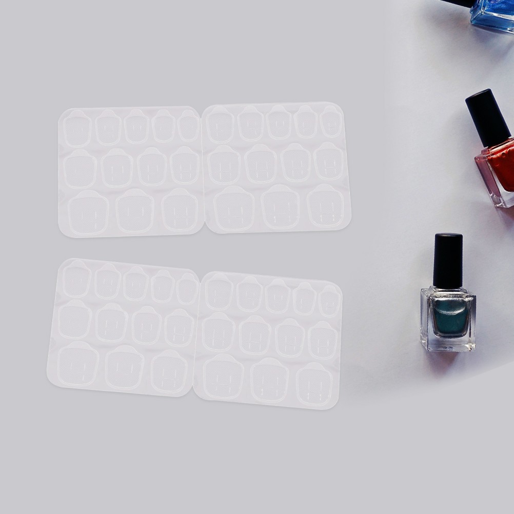 50 Sheets Adhesive Tabs for Press on Nails Double Side Glue Sticker