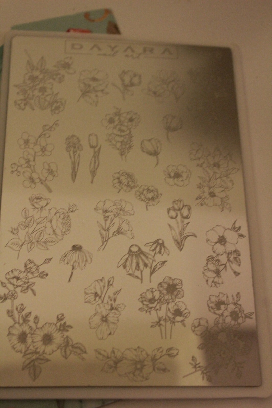 25 Flower Garden Designs DAYARA Stamping Plate Stamped Nail Art Stamp Tool