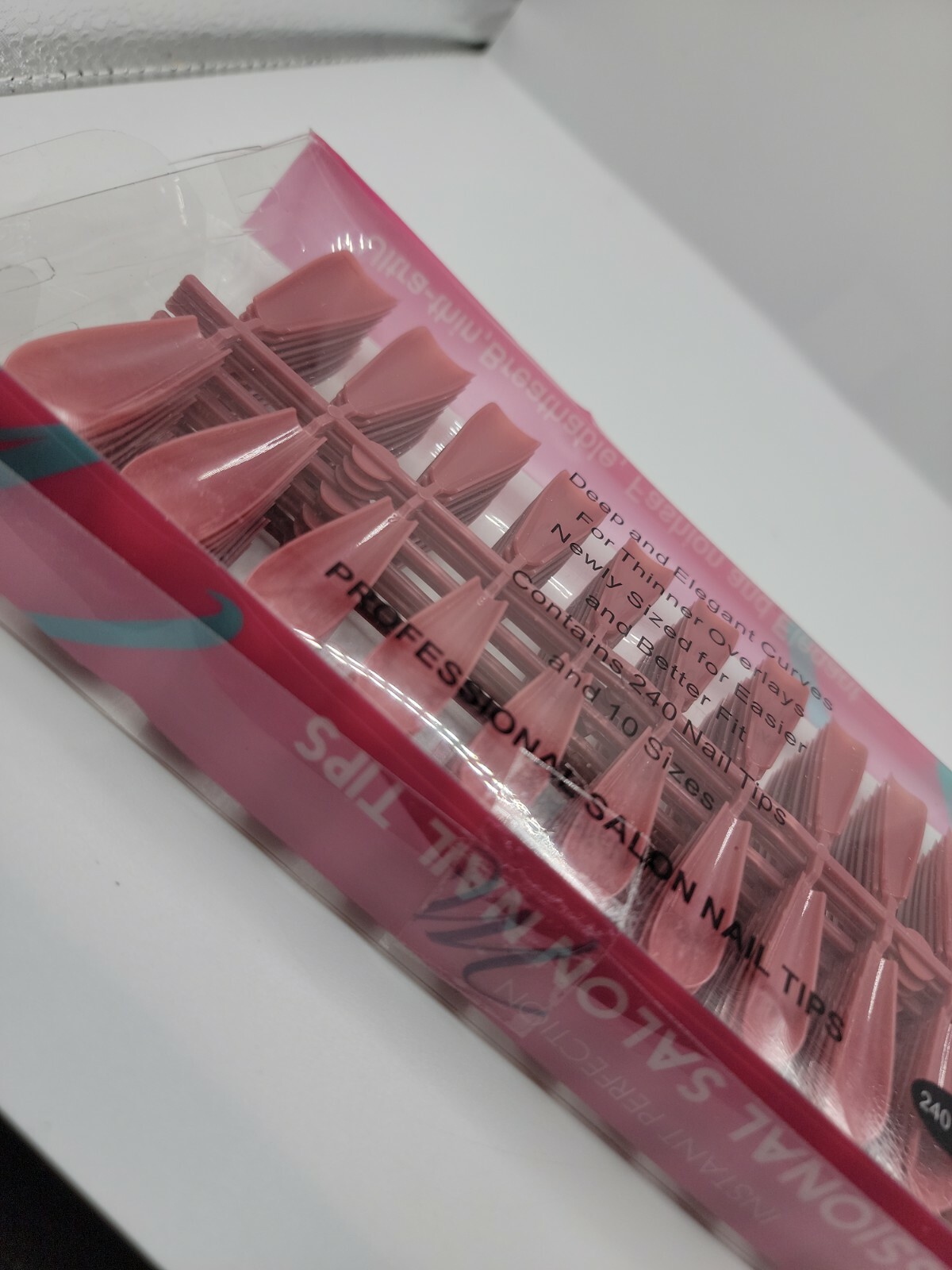 240pcs Coffin Press on Nails Long False Nails Ballerina Full Cover Coffee