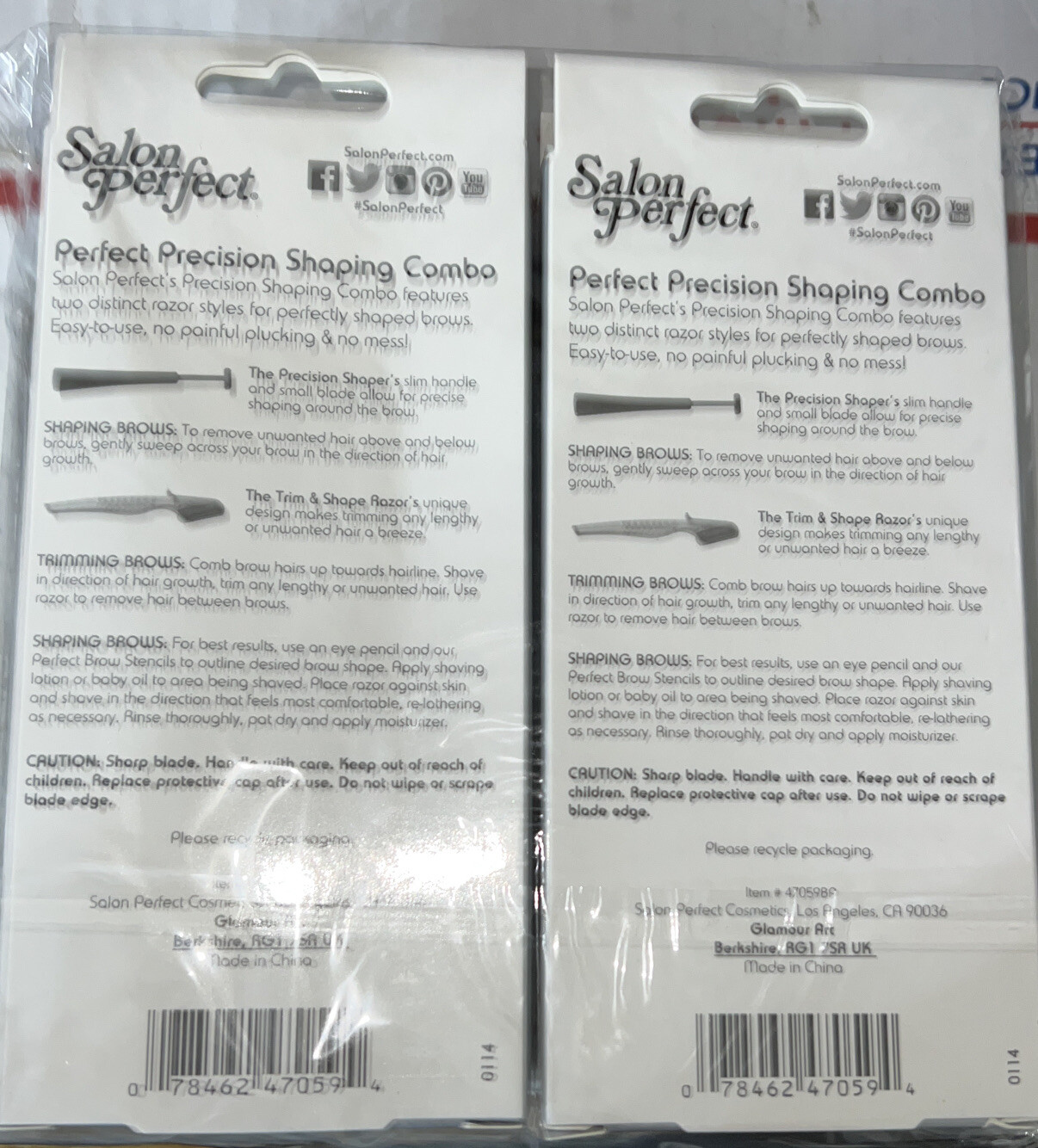 Pack of 4 Perfect Precision Shaping Combo by Salon Perfect – Easy to Use