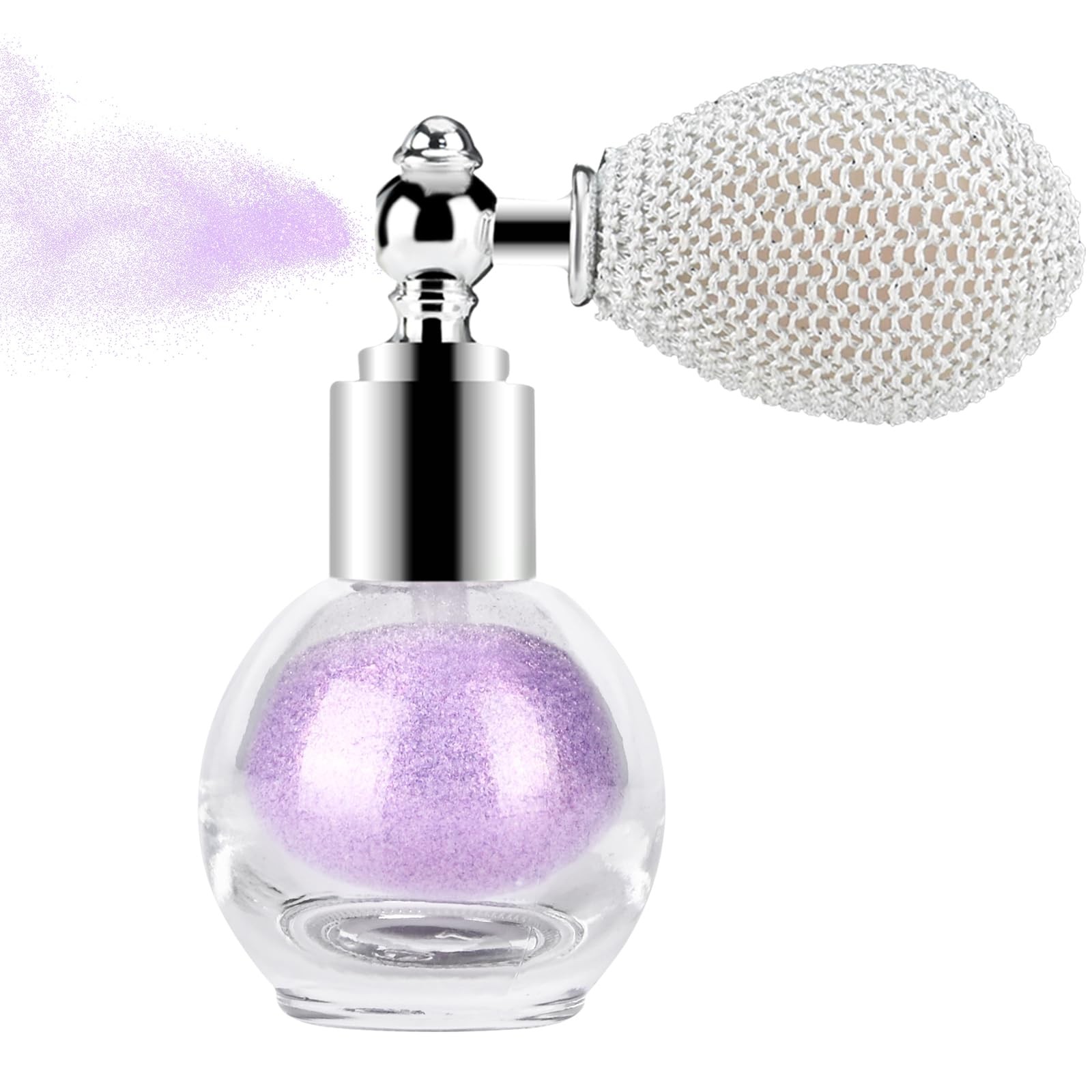 KYDA Glitter Powder Spray, Loose Shimmer Powder, Highlighter Spray Makeup for…
