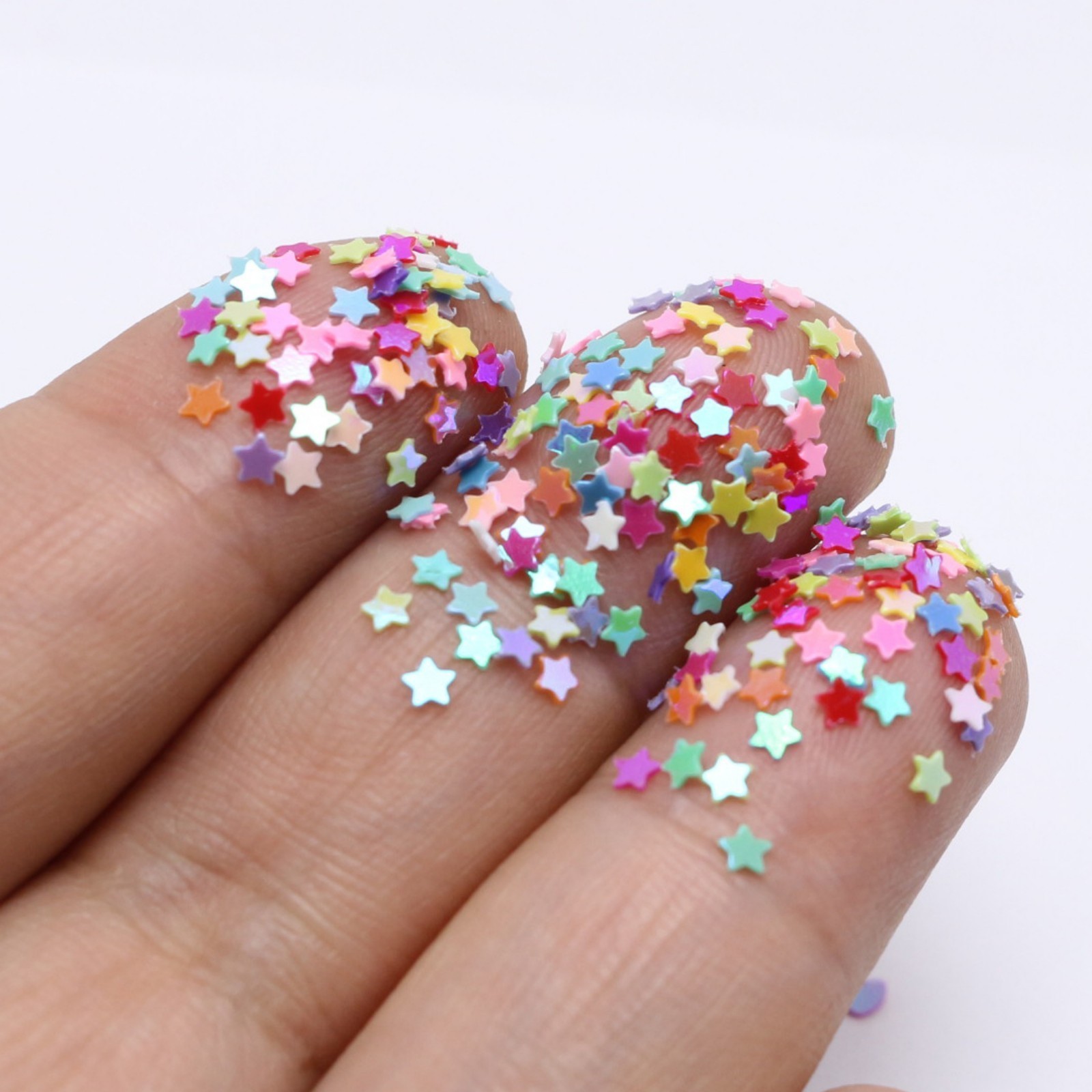 50 Gram Mixed Color Star Sequins Loose Tiny 3mm Nail Art Tips Scrapbook Craft