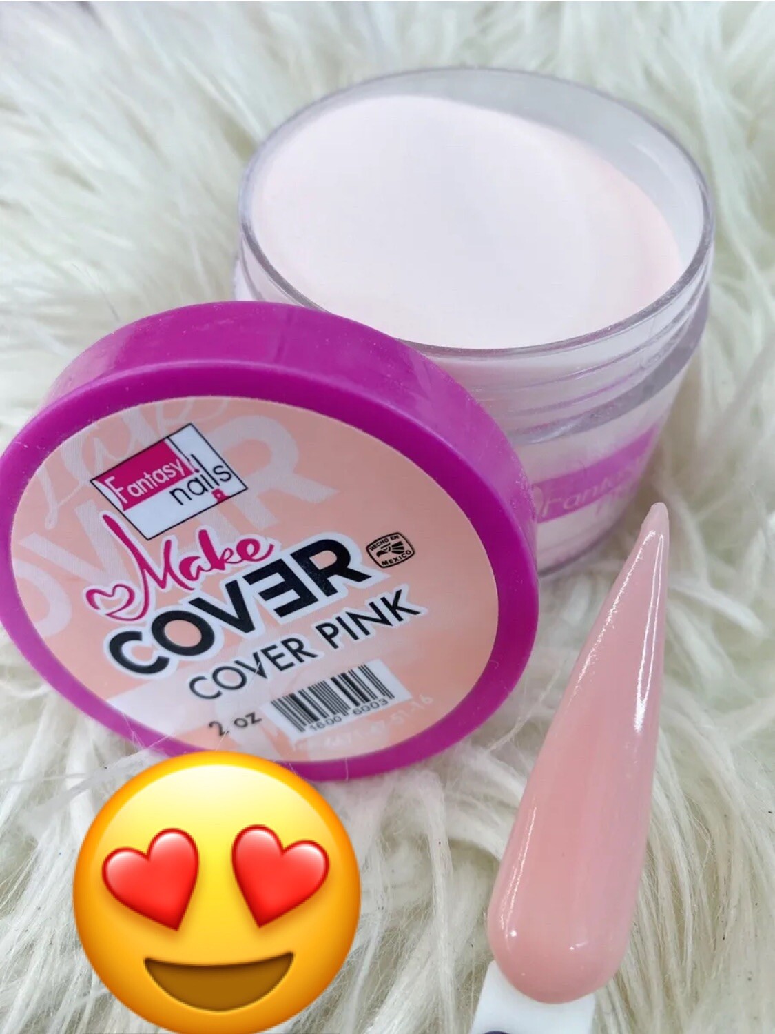 polvo makeup de fantasy nails Color cover pink de 2oz