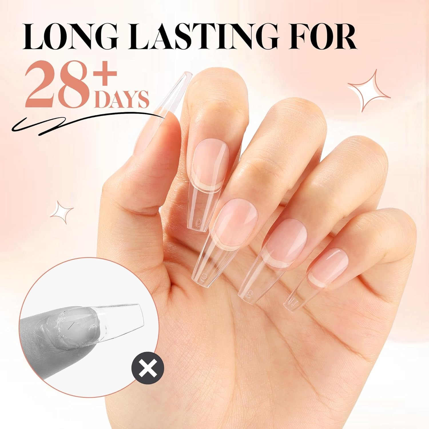 Gel Nail Glue 80G Super Strong U V Solid Soft Gel Lamp Curing Needed Nail Glue 4