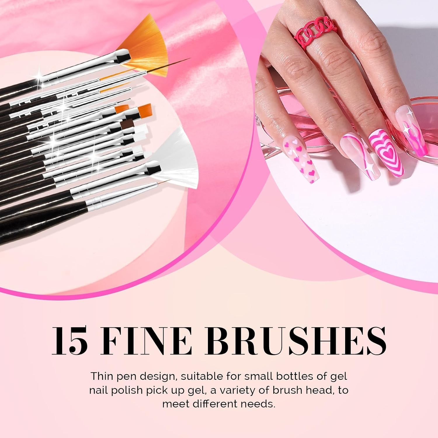 Complete Nail Art Tool Set: 31 Brushes for Every Creative Design – Lightweight