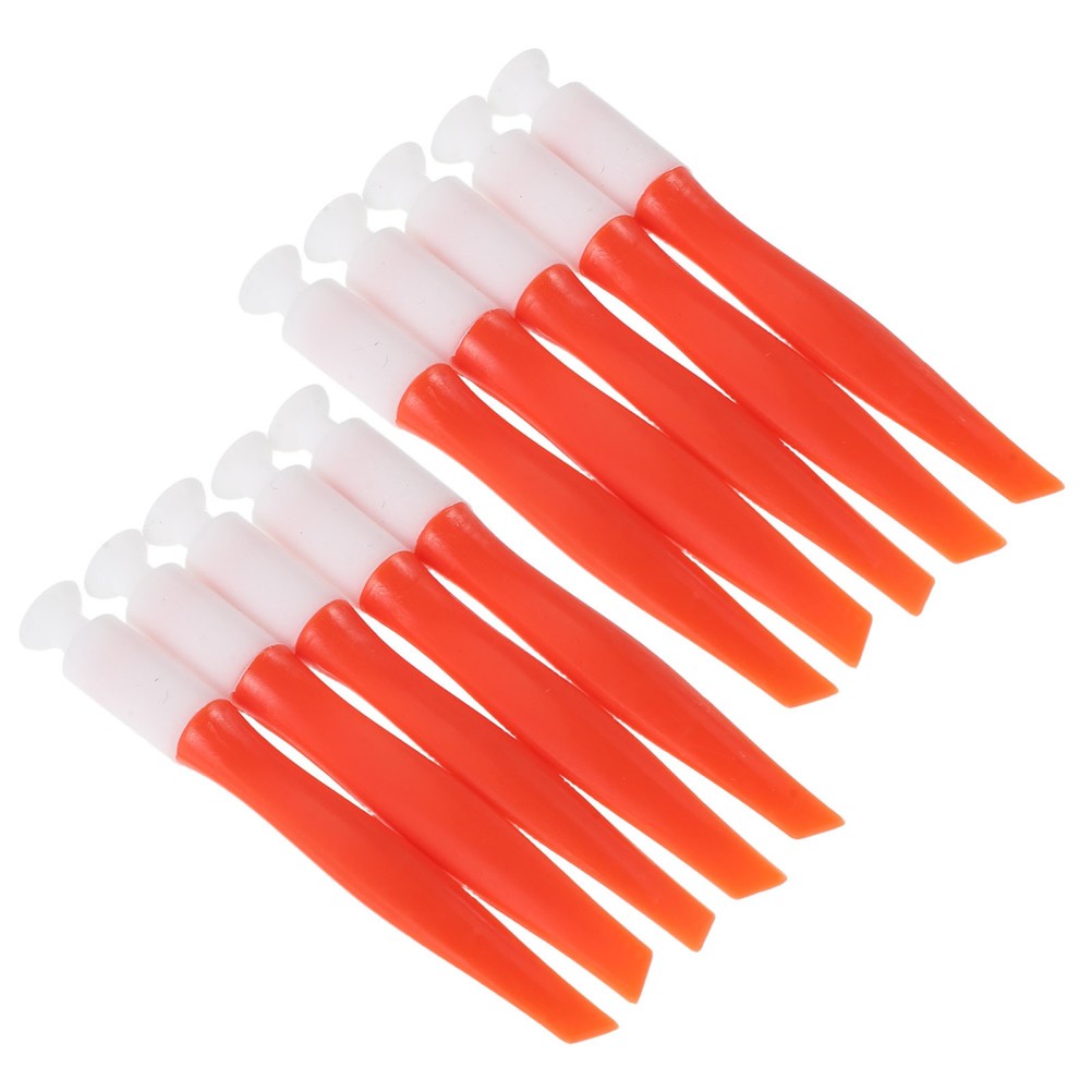 10Pcs Orange Reusable Nail Tip Suction Sticks for DIY Home Nail Art Tool