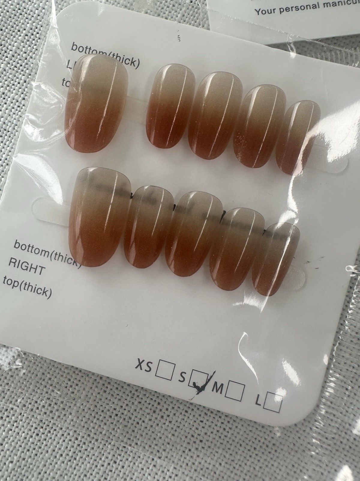 10 pairs 100 pieces size Small xs press-on nails