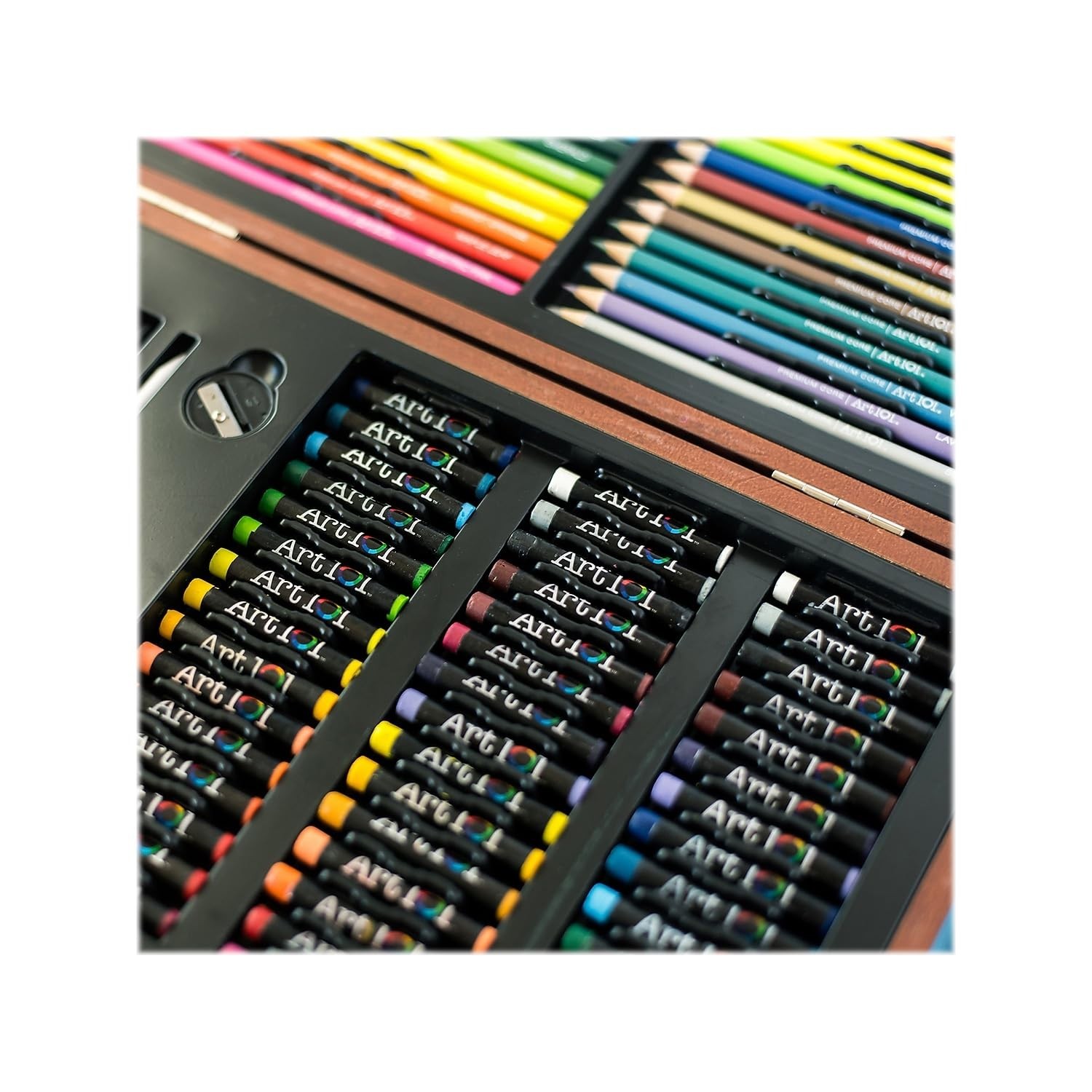 Art 101 Draw and Color Art Set, Assorted Colors, 106 Pieces (53106)