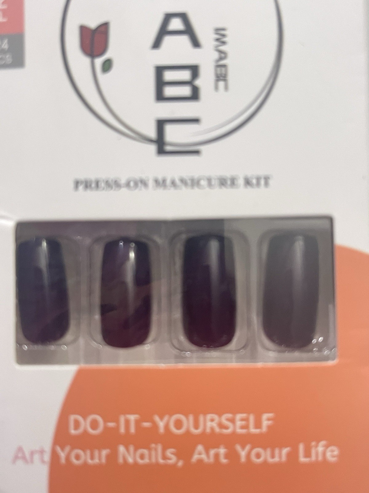 IMABC Press On nails 2 Sets W/glue NIB