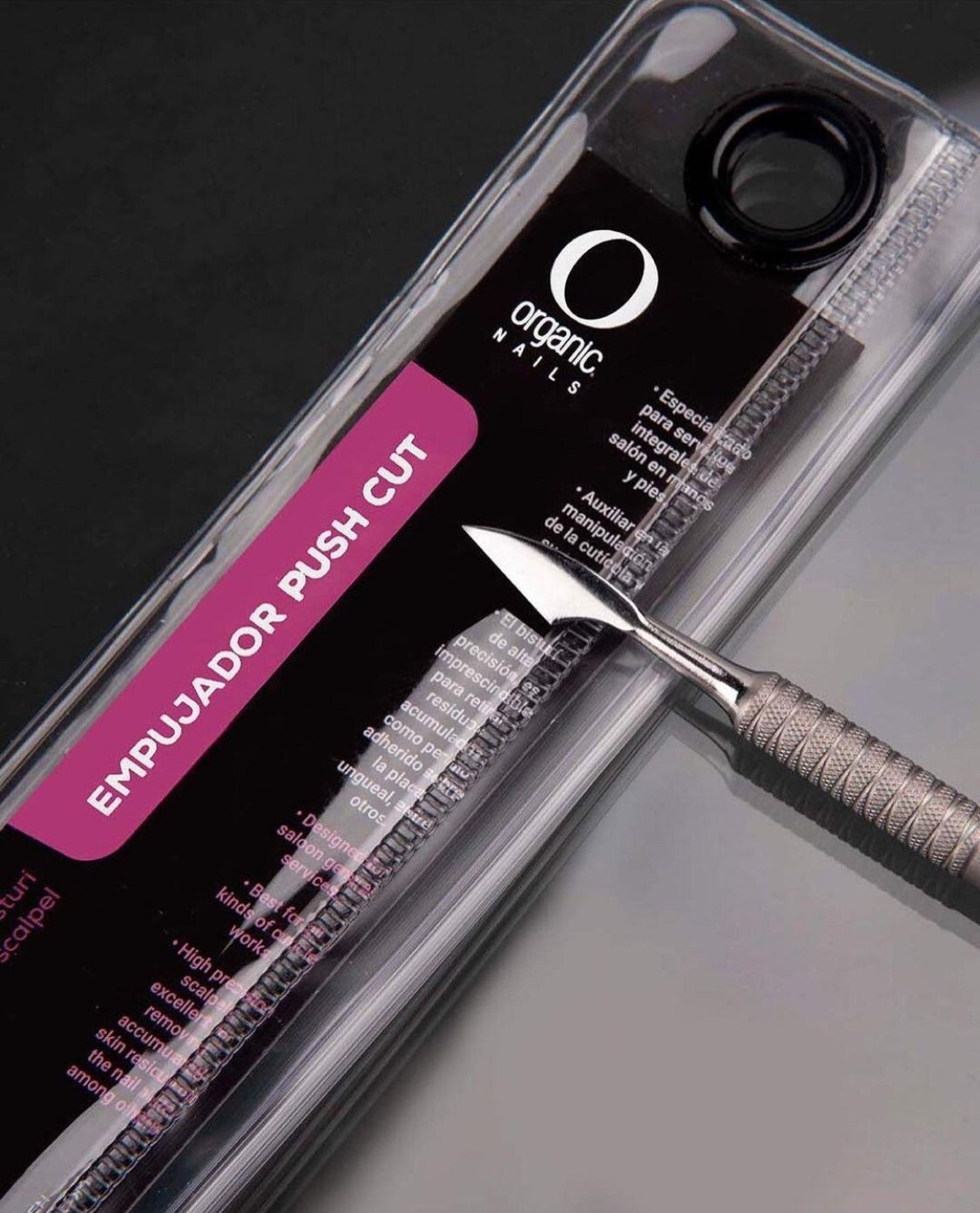 Empujador Push Cut para manicura expert tool organic nails