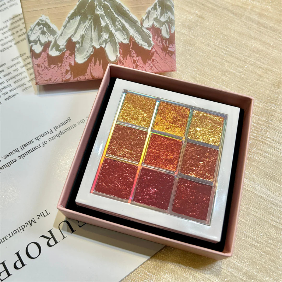 NAILSAMI Sunset Nail Glitter Powder Palette