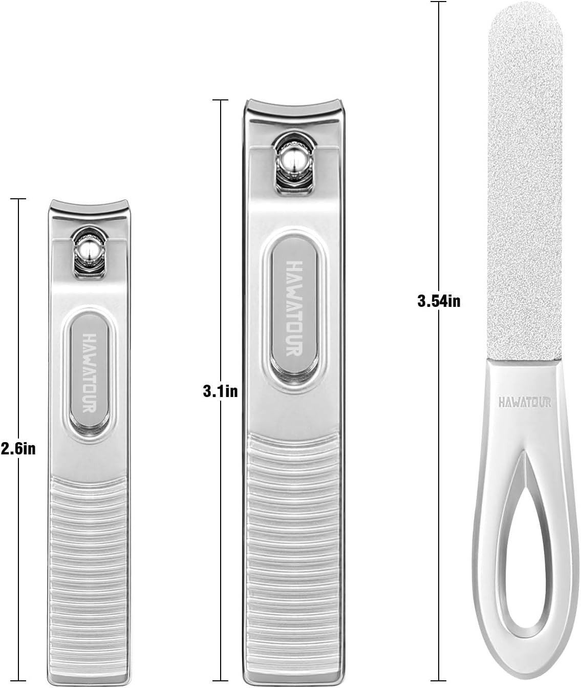 Nail Clippers Set, Zinc Alloy 420J2 Stainl Steel Ultra