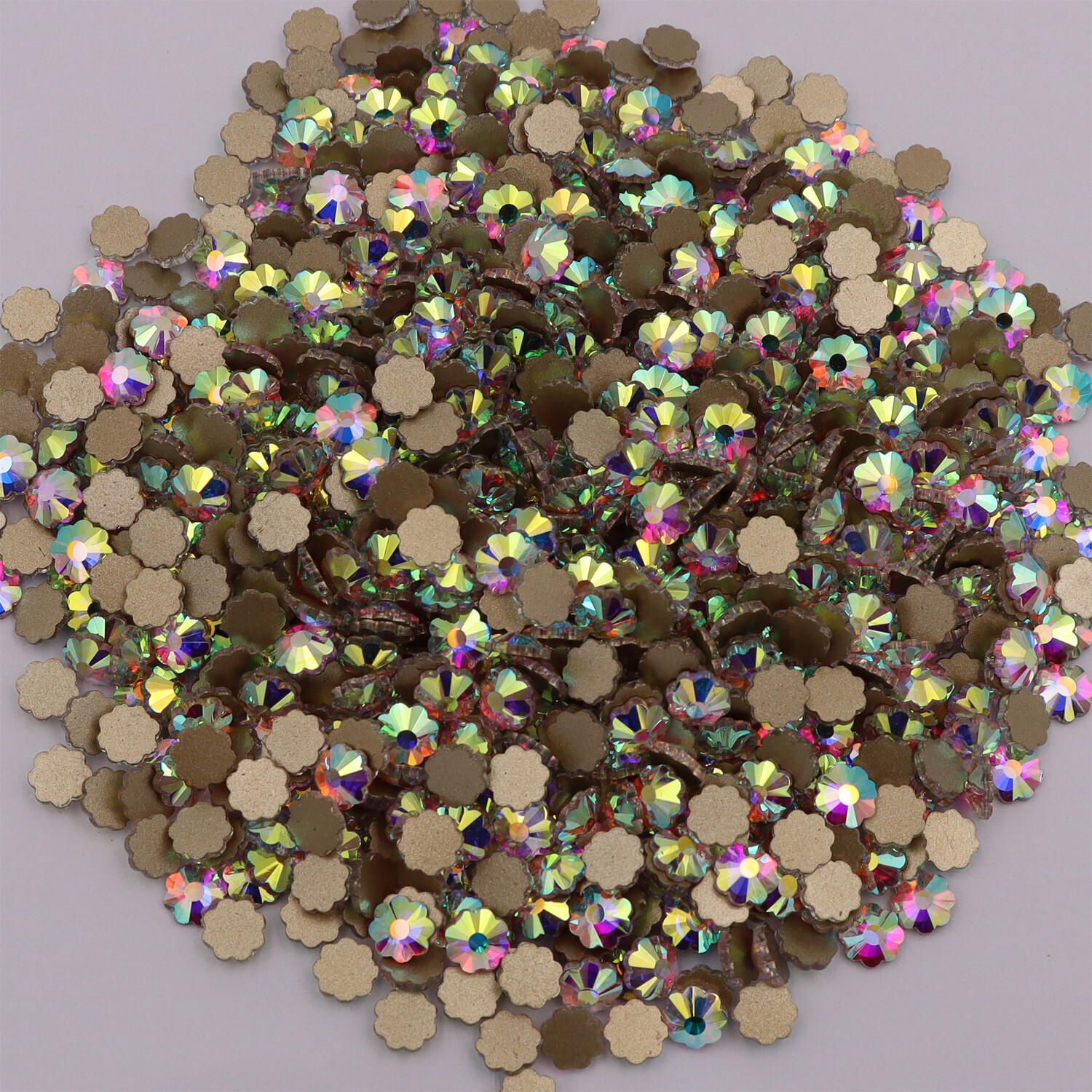 Nail Art Glass Rhinestones Glitter Diamond Crystal Gem 3D Tips DIY Decoration
