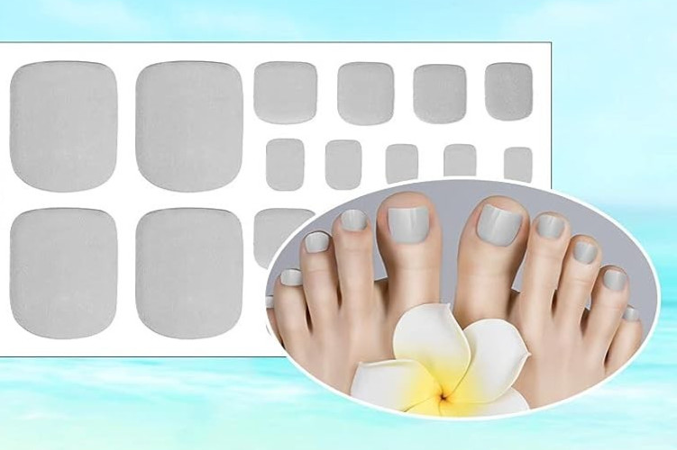 Full Size Nail Wraps Stickers Polish Toe Peticure Art Self Stick Decor 3D Decals