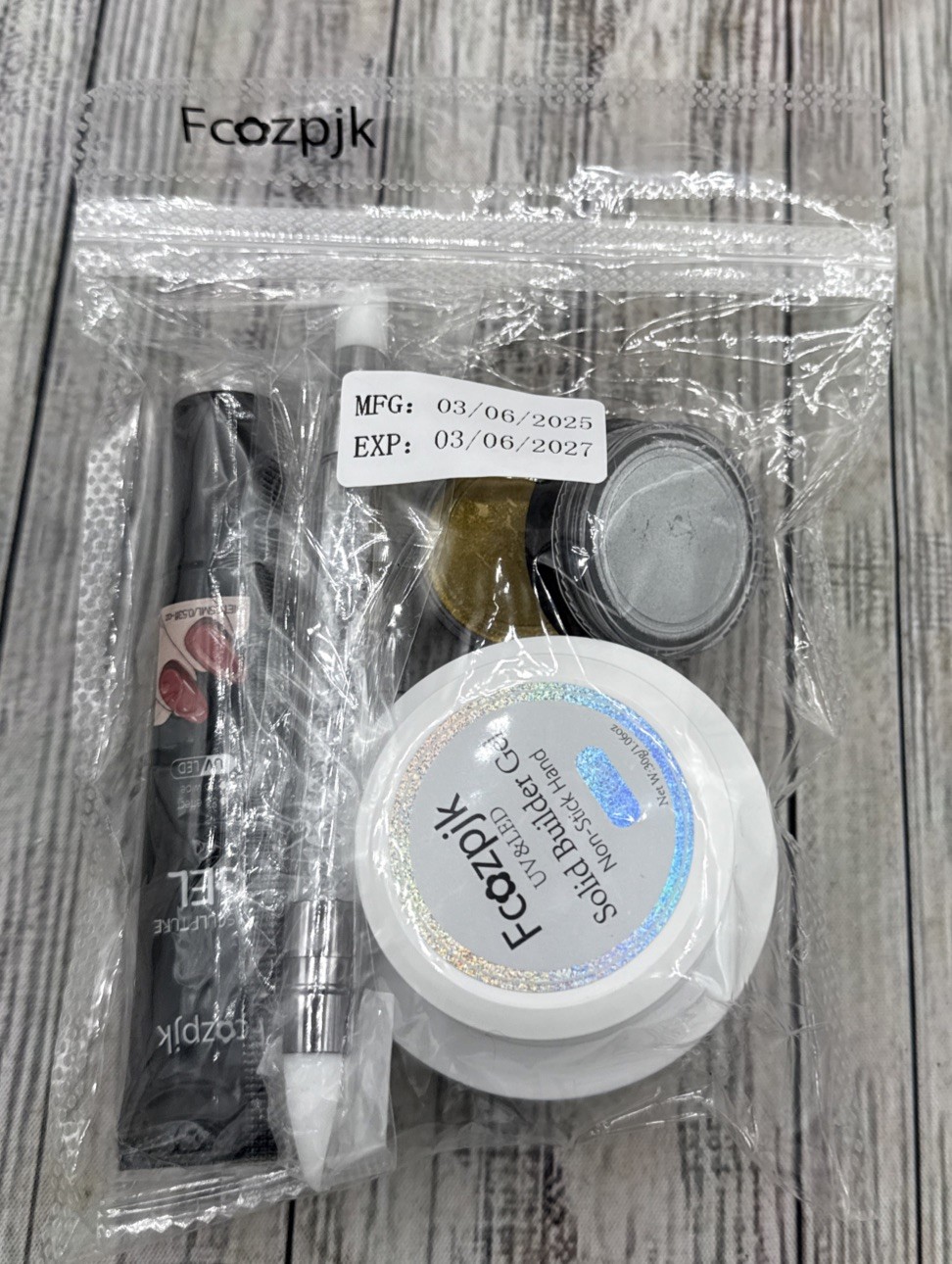 Solid Gel Builder for Nails,30g Clear Non-Stick Hand,Sculpture Gel Gels kit