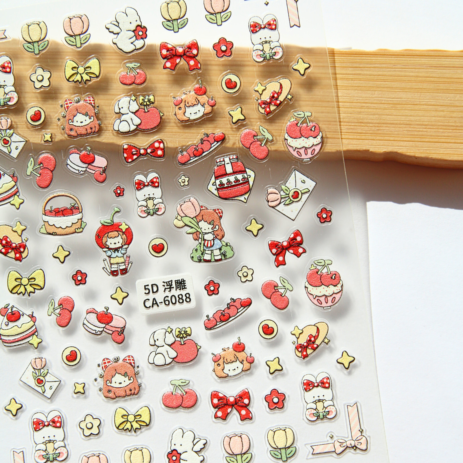 5D Kawaii Anime Nail Stickers | High-Quality Nail Supplies for DIY Nails