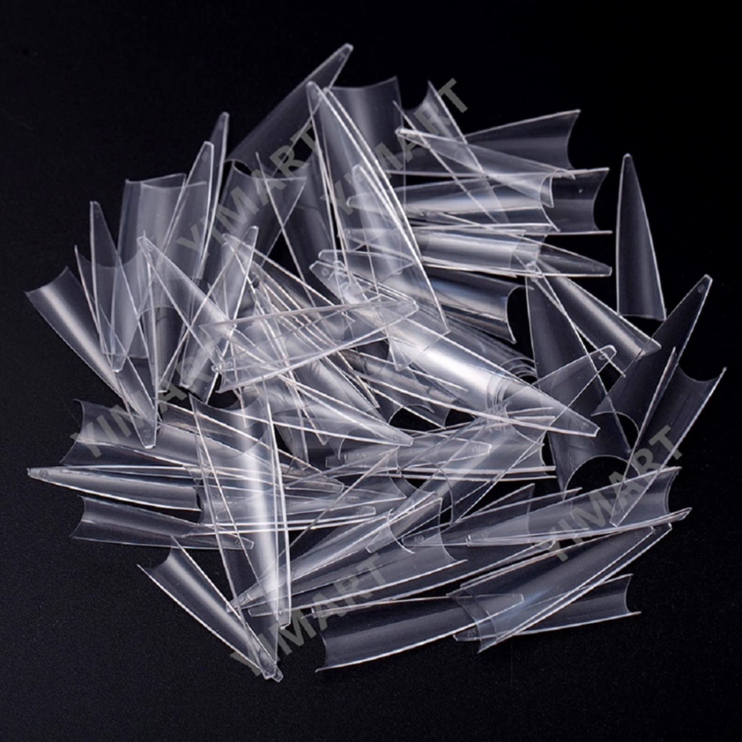 300 Pack of Stylish Middle Long Stiletto Nail Tips for Gorgeous Nail Designs