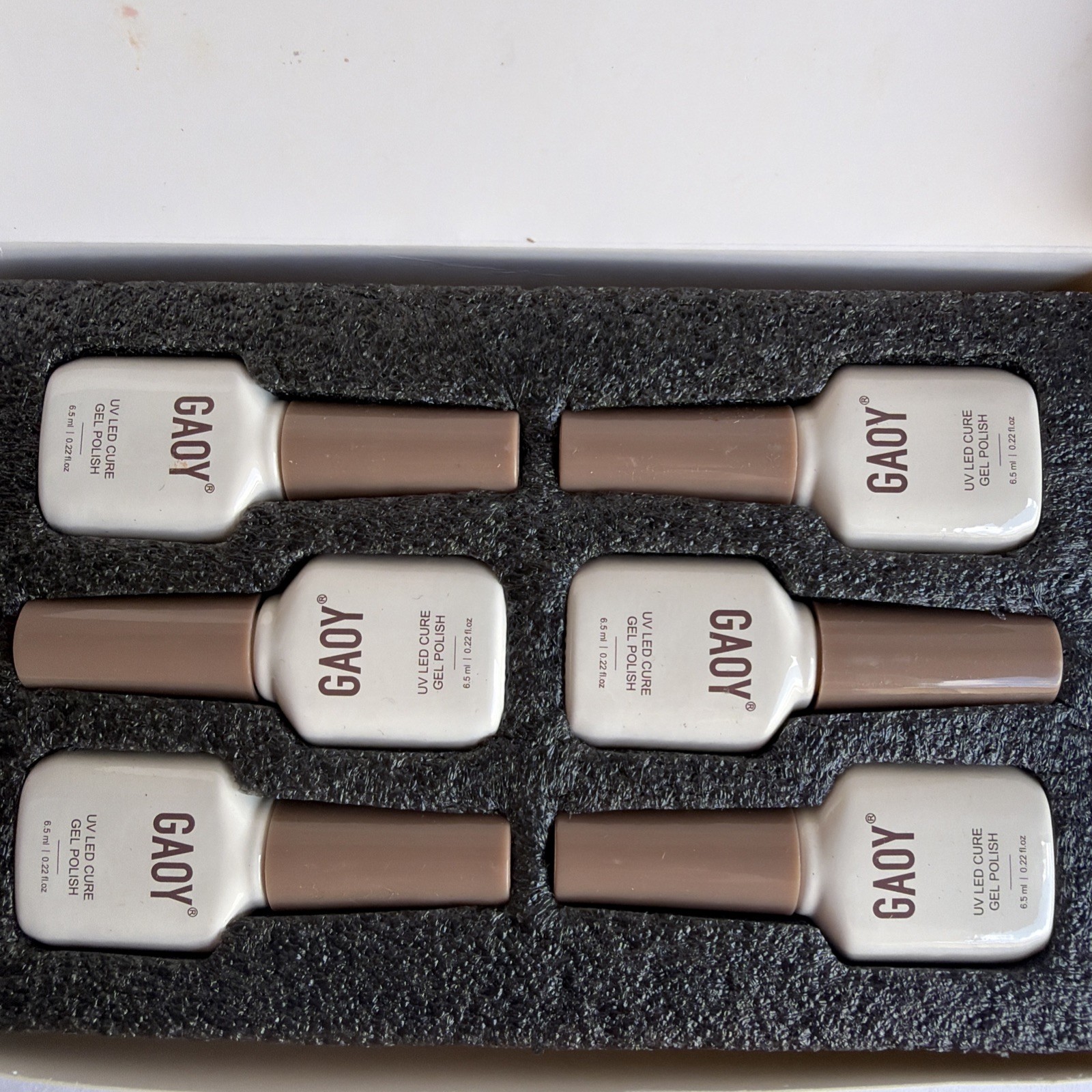 New GAOY Jelly Gel Nail Polish of 6 Transparent Gel Polish Kit EXP: 11/2027