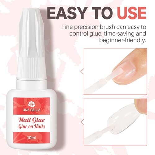Super Strong Nail Glue for Nail Tips Acrylic Nails Press On Super Strong Glue