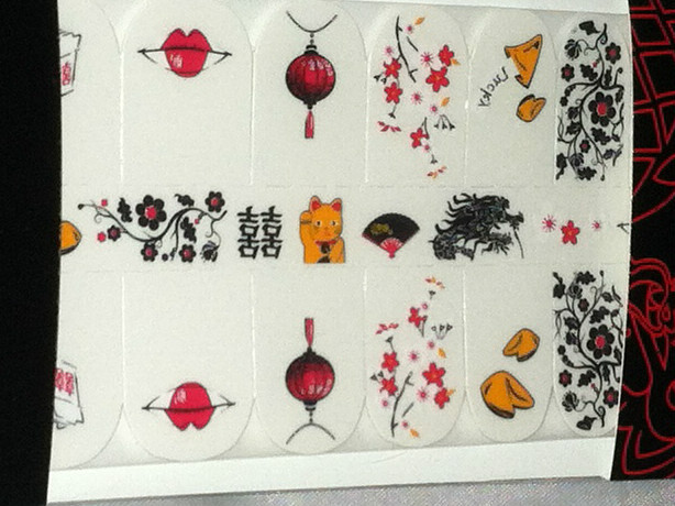 Maybelline Color Show Nail Stickers/Tattoos * 10 ASIA DOWNTOWN * Limited Edition