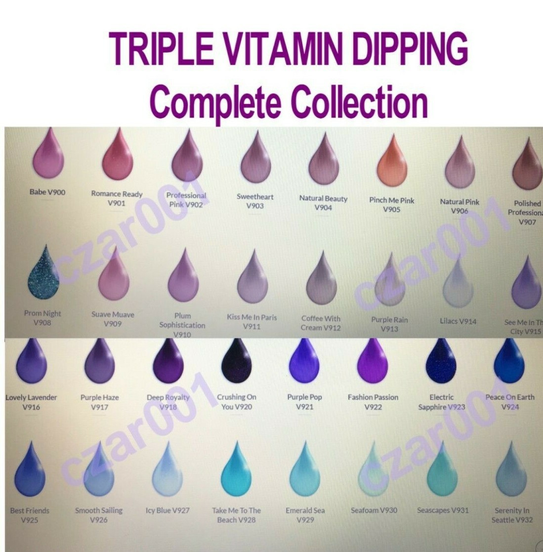 Triple Vitamin Dipping Dip Powder 2oz/56g ~**NEW** COMPLETE LINE- *U PICK*